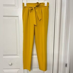 Yellow Paperbag Pants- Size: S